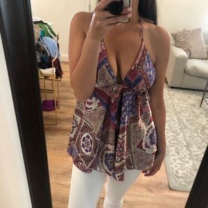 Forever 21 Silky Halter Top